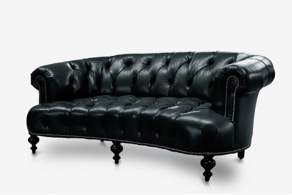 Designer Chesterfield Dräisëtzer Canapé Pénkt Sofa Luxus Design
