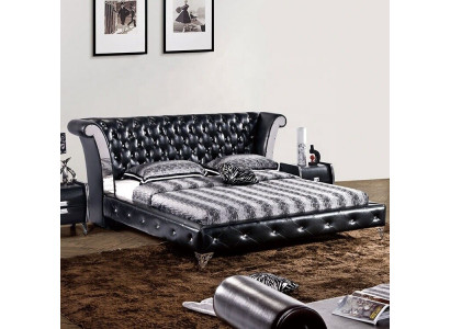 Edelstahl Luxus Chesterfield Liederbett Duebel Polster Designer Better Hotel