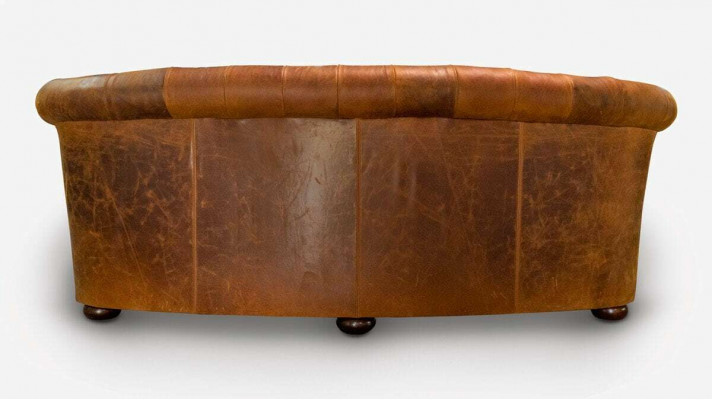 Chesterfield Lieder Polster Design Sofa Luxus Couch Klassesch Sofa 3 Sëtz Plaz Nei