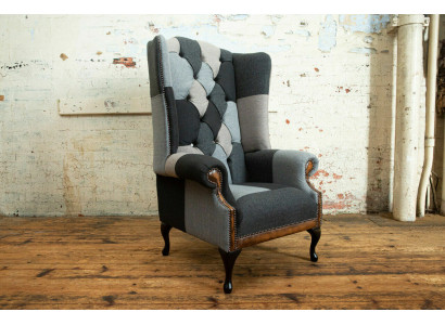 Chesterfield Fauteuil Club Lounge Designer Lehnstull Canapé 1 Sëtz.