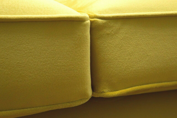 Chesterfield 3 Sëtzer Designer Canapé Couch Polstersofas Couchen Stoff Textil Nei