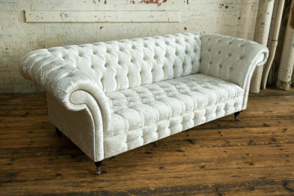 Léidersofa Stoffsessel Sofa Couch Polstersessel Chesterfield Wunnzëmmer Moossufertigung