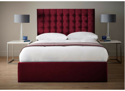 Rout Luxus Samettexteg Bett Duebel Design Chesterfield 160x200cm Better Nei