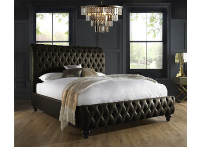 Grousst Chesterfield Luxus Designer Duebelbett Schlofzëmmer Better