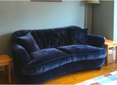 Canapé Luxus Textil Chesterfield Canapéen Sofas Polster 3 Sëtzer Canapéen Stoff Nei