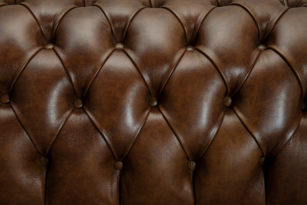 Chesterfield Braun Canapé Sofa Polster 4 Sëtzer Canapéen Sëtz Garnitur Sofas 265cm