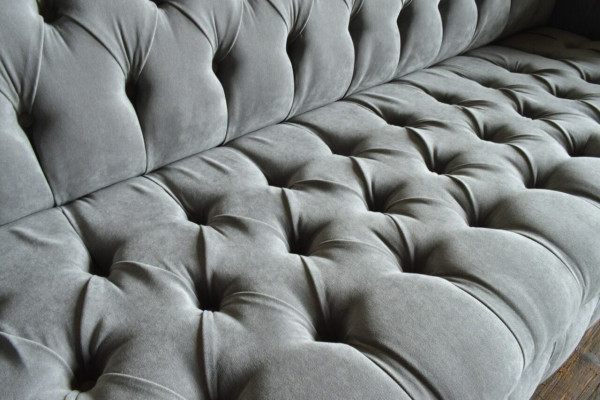 Klassesch Chesterfield Sofa 4 Sëtz Sofae Couchen Lieder Gro Design Polster.