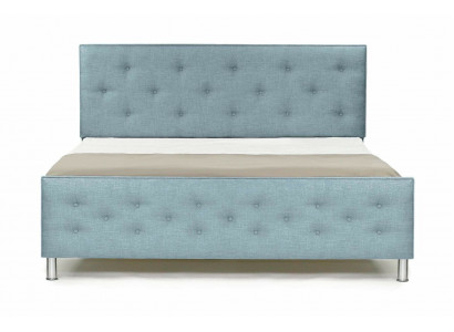 Chesterfield Design Englescht 140/160/180x200 Better Duebelbett Tuerkis Polster