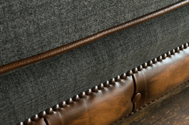 Edler Chesterfield Dräisëtzer Wunnzëmmer 3-Sëtzer Sofa