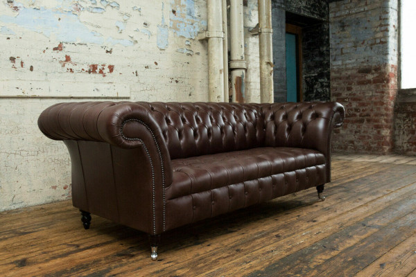 Brongen Chesterfield Canapé Luxus Couch Designer Polster Canapé