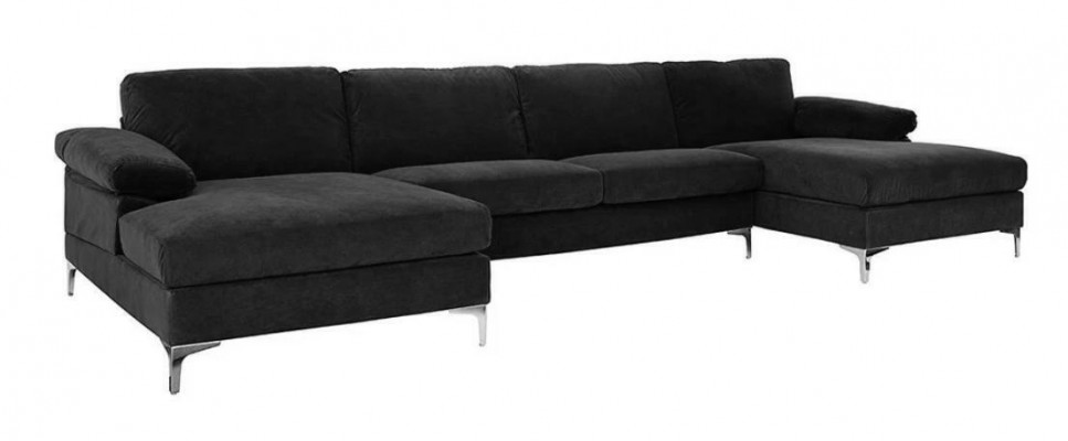 Grénge U-förmega Ecksofa Wunnlandschaft Couch Eckgarnitur Design