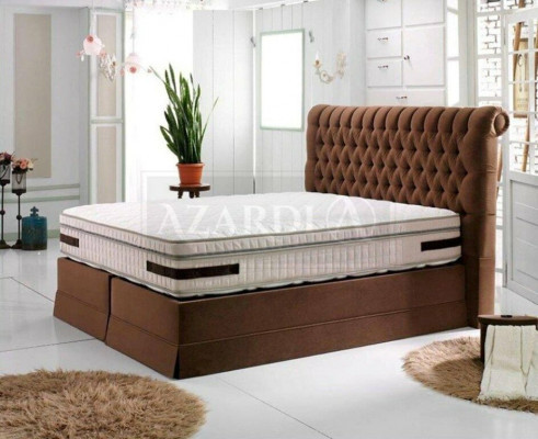 Gréisst Luxus Schlofstuff Chesterfield Bett Polster Design Luxus Duebelbetter
