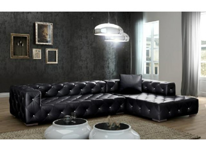 Luxus-Ecksofa Couch Wohnlandschaft Sofa Polstersëtz L-Form Garnitur Nei