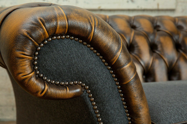 Design Sofa Couch Polster Sofas Couchen Sëtz Garnitur Lieder 3-Sëtzer Dräisëtzer