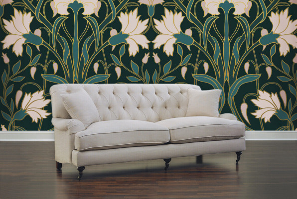 Modern wäissen Chesterfield Dräisëtzer Luxus 3-Sëtzer Canapé