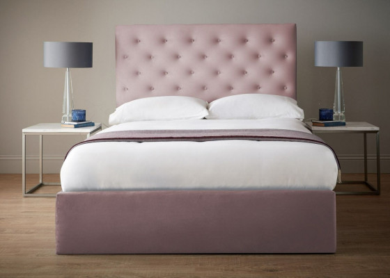Design Polster Englescht Duebelbett Chesterfield Beige 140/160/180x200 Better