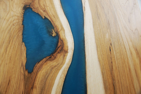 Luxus Iessdësch Ächert Holz Designer Massiv Dëscher Kichendësch