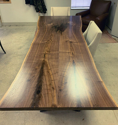 Luxus Iessdësch Echt Holz Designer Kichendësch Massiv Dëscher 1m² Präis