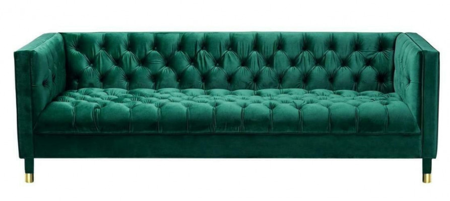 Grénge Chesterfield 4-Plätzer Luxus Sofa Textil Stoff Canapéën