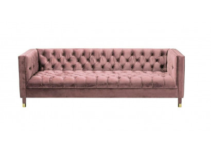 Chesterfield Sofa Rouse Miwwelen 4 Sëtzer Sofas Textil Stoff Couchen xxl grouss 230cm