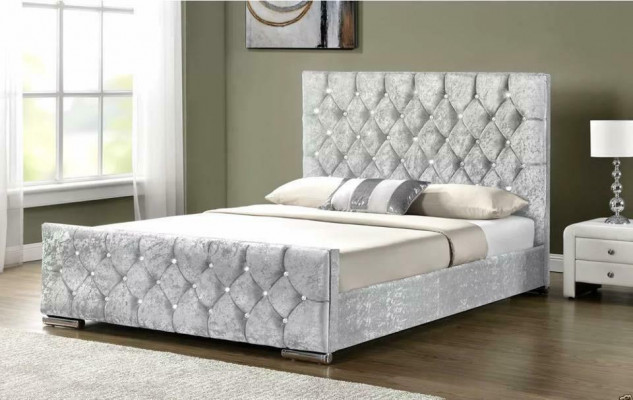 Designer wäisst Chesterfield Duebelbett Luxus Schlofkummer Better