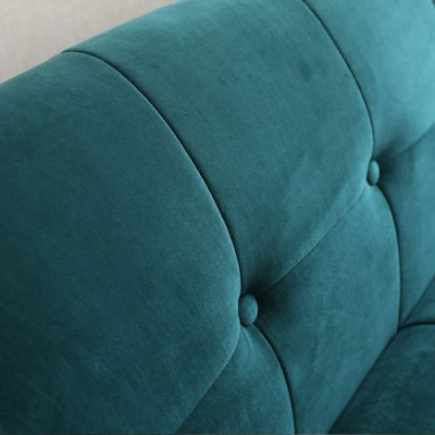 Modernt grousse-graue Chesterfield 3-Sëtzer Luxus-Wunnzëmmer-Couch