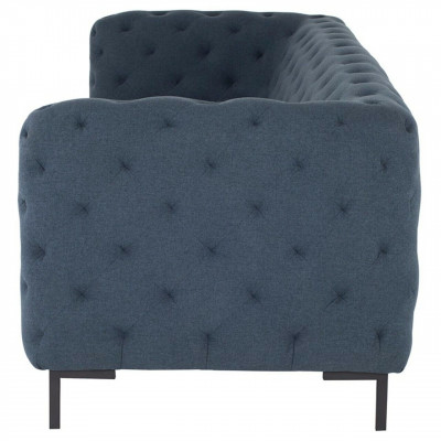 Groue Moderne 3-Sëtzer Chesterfield Wunnzëmmer Stilvoll Canapé