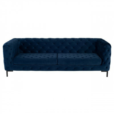 Stilvollen Bloen Chesterfield 3-Sëtzer Wunnzëmmer Luxus Couch