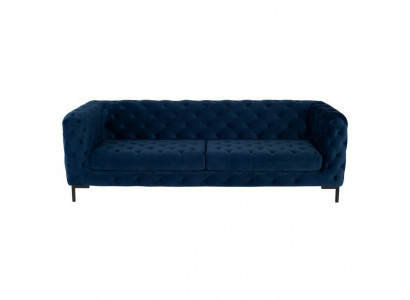 Stilvollen Bloen Chesterfield 3-Sëtzer Wunnzëmmer Luxus Couch