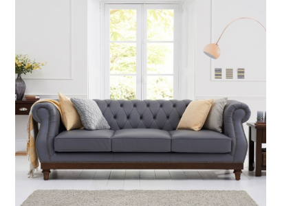 Chesterfield Sofa Canapé Polster Lieder Couchen Stoff Polster Garnitur