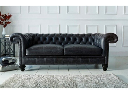 Designer groer Chesterfield 3-Plaz Luxus Stotzdimmer Kannapé