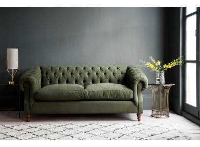 Wunnzëmmer Canapé # Luxus Couch # Polster Designer Klassiker Miwwelen
