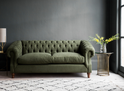 Wunnzëmmer Canapé # Luxus Couch # Polster Designer Klassiker Miwwelen
