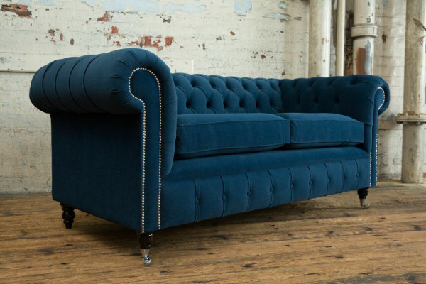 Bloen Luxuspolster Chesterfield-Däiersetzer-Designer-3er-Couch