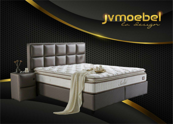 Bett Lieder Schlofzëmmer Miwwelen Qualitéit Modern Better Boxspring Nei