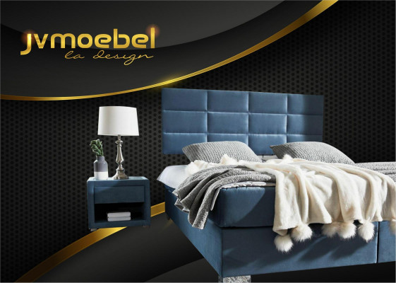 Luxus Boxspringbett 140 160 180 x 200cm Better Duebeltschlofkummer Miwwelen Stëbs