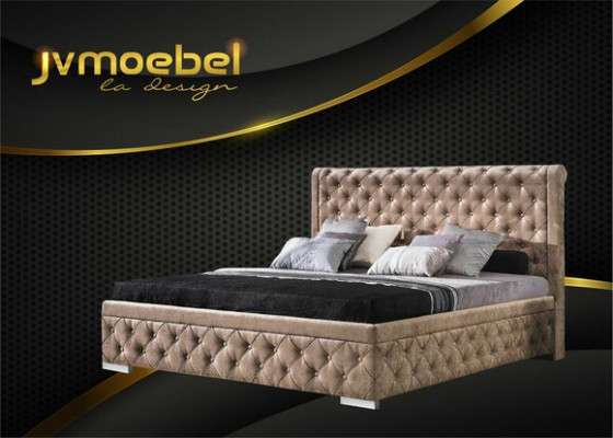Bettgestell Stoff Miwwelen Luxus Better Bett Textil Schlofkummer Design Textil Nei
