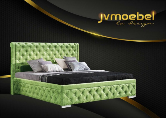 Bettgestell Stoff Miwwelen Luxus Better Bett Textil Schlofkummer Design Textil Nei