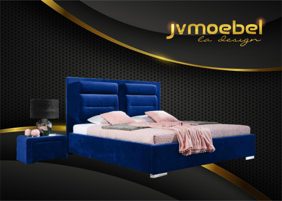 Luxus Boxspringbett Duebel Design Stoff Hotel Gréng Better Schlofzëmmer Miwwelen
