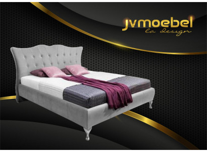 Klassesch Schlofzëmmer Better Textil Bett Stoff Chesterfield 140x200 Duebelbett