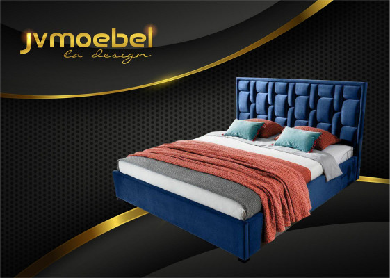 Blo Bett Designer-Schlofkummer Design Miwwelen Modern Luxus Better Gestell Neit
