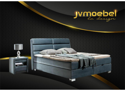 Bett Textil Schlofzëmmer Design Miwwelen Modern Luxus Better Bettgestell Samett Nei