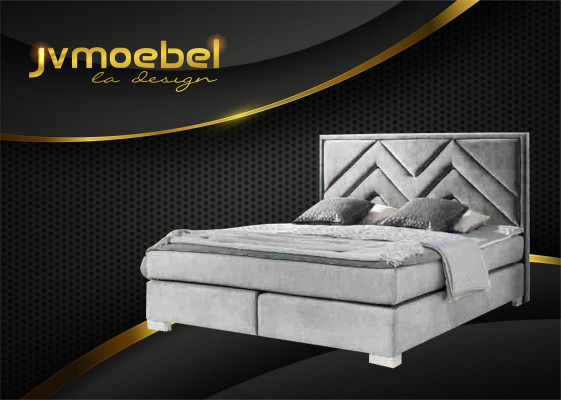 Bett Textilien Schlofkummer Design Miwwelen Modern Luxus Better 160x200 Bettgestell