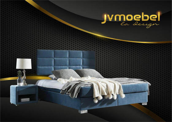Bett Textil Schlofkummer Design Miwwelen Modern Luxus Better Bettgestell Stoff Nei