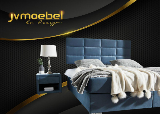 Bett Textil Schlofkummer Design Miwwelen Modern Luxus Better Bettgestell Stoff Nei