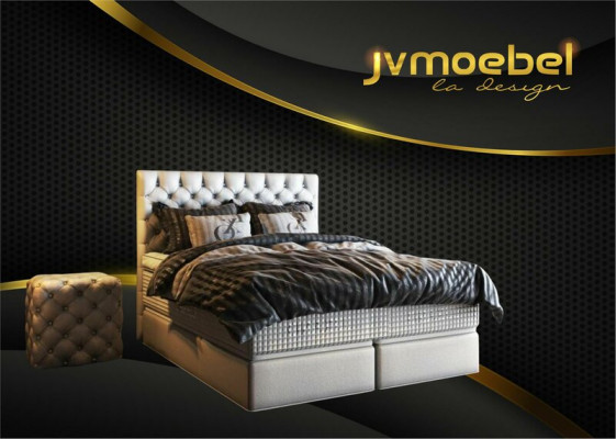 Luxus Bett Boxspringbett Schlofkummer Better Design Miwwelen Samt Matratze Komplett