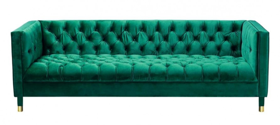 Blo Chesterfield Textil Modern Design Stoff Kreativ Miwwelen Neit Wunnzëmmer Sofa
