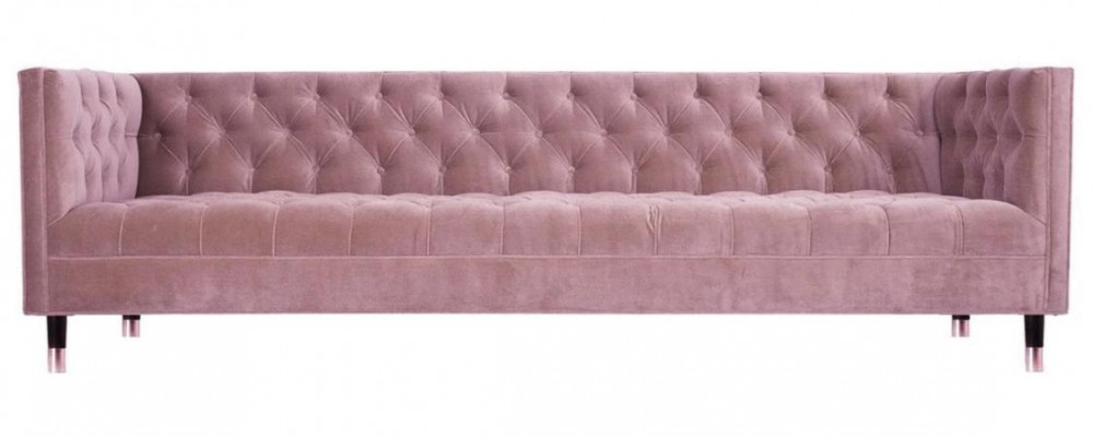Blo Chesterfield Textil Modern Design Stoff Kreativ Miwwelen Neit Wunnzëmmer Sofa