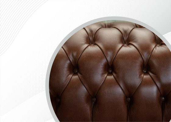 Chesterfield Canapé Këssen Sofae Klassesch Lieder 3 Sëtz Couchen Sofa Brong