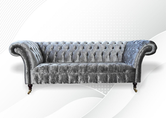 3-sëtzer Wunnlandschaft 3 Sëtzer Garnitur Design Sofa Couch Modern Couchen